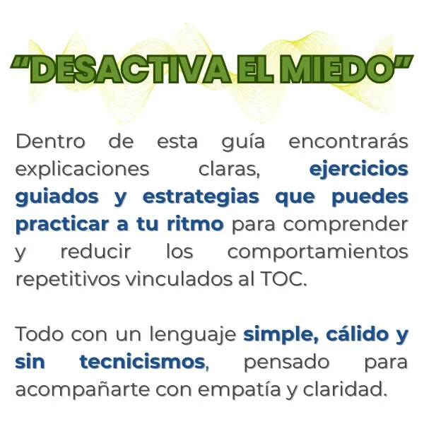 “DESACTIVA EL MIEDO” a alarma del TOC, con el método práctico basado en la TCC y fortalece tu tranquilidad día a día. (4)
